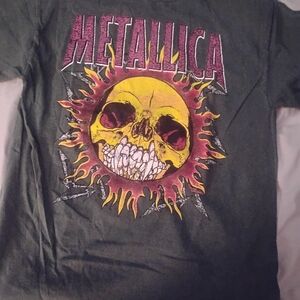 Spencer's Gray Metallica Graphic Tee